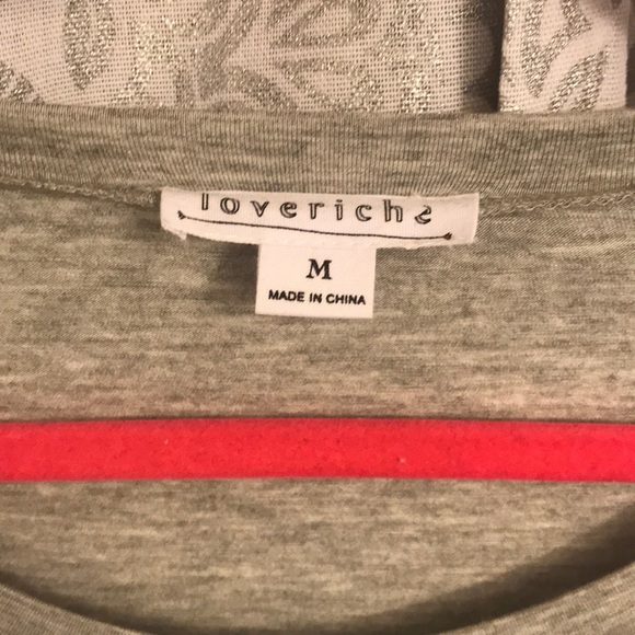 New without tags gray/white tunic - Picture 3 of 4